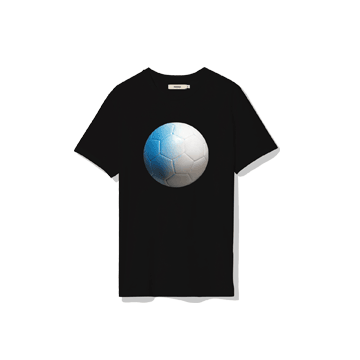 Daniel Arsham Adult Black T-shirt