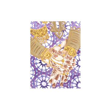 A3 print - All Dressed Up by Sarah Al Ansari