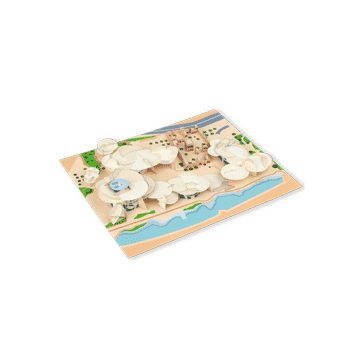 National Museum of Qatar - Easy Cut & Play 3D Model