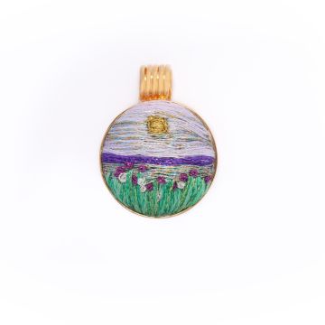 Glam Landscape Pendant by Fatma Mostafa