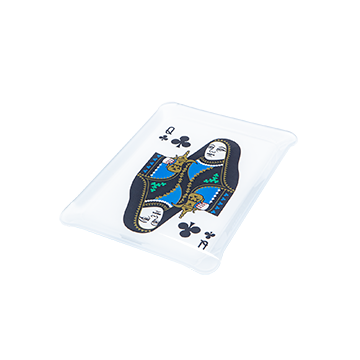Qatari Card Tray Queen of Clubs