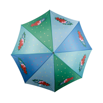 Zubarah 23 Umbrella - Flower Green