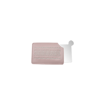 Pink Compact Flat Mirror