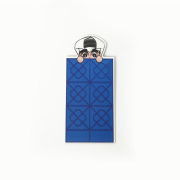 Busnida Peek-a-boo Bookmark (Blue)