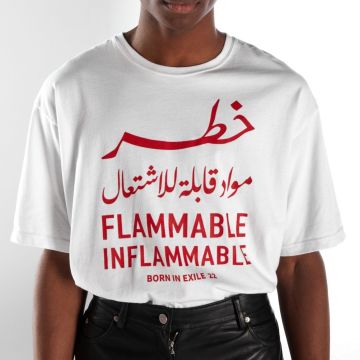 Hazard T-shirt by Born in Exile (White)