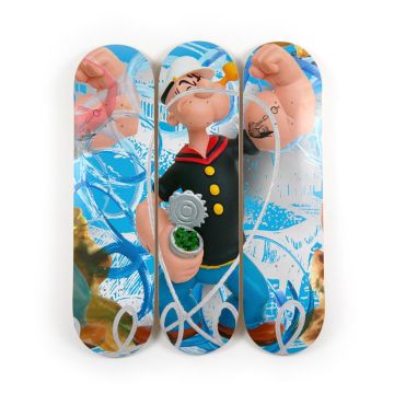 JEFF KOONS TRIPLE POPEYE - SKATEBOARDS