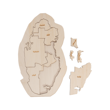 Little Palm Qatar Map Puzzle