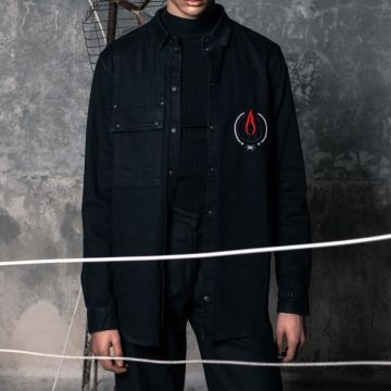 Mumtaz Long Sleeve by Born in Exile (Denim Black)
