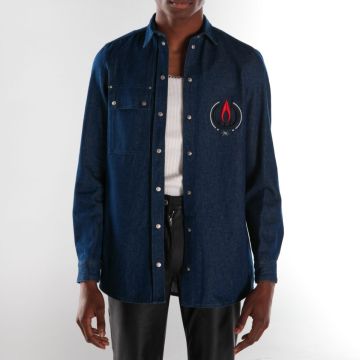 Mumtaz Long Sleeve by Born in Exile (Denim Blue)