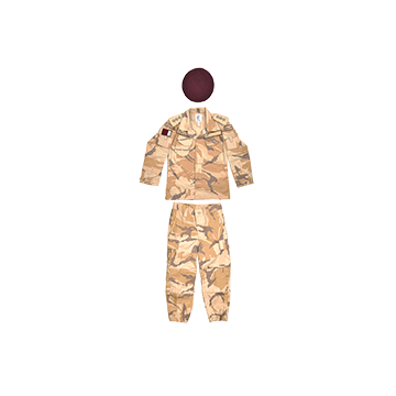 Kids Qatar Special Forces Airbourne Uniform - Desert Set 