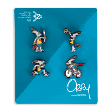  Orry Sports Lapel Pin Set 3-2-1 QOSM