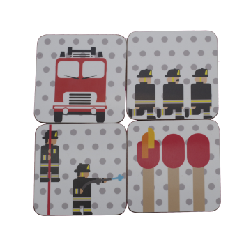 Fire Station Coasters