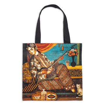 Museum of Islamic Art Tote Bag - Portrait of a Lady (Mirza Baba)
