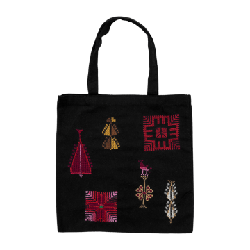 Ghurza Living Heritage Tote Bag (Black)