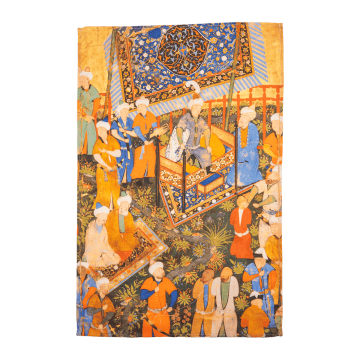 Tea Towel "The Wazir Pleads for the Life of the Young Bandit"