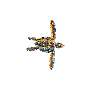 Barcino Mosaic Sea Turtle - 10cm