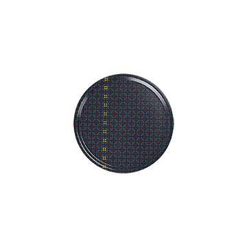 Round Tray Birch Veneer Gypsum – 38 cm