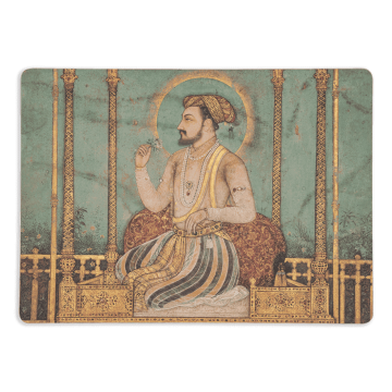 Museum of Islamic Art Placemats - Emperor Shah Jahan on the Peacock Throne (Set of 2)