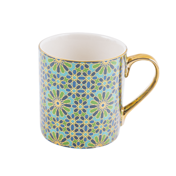 Museum of Islamic Art Mug - Green Islamic Geometry