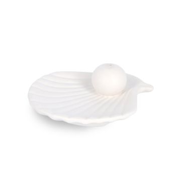Ceramic Pearl Incense Holder (with incense sticks)