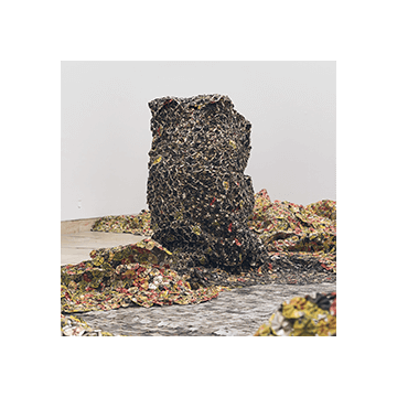 Mini Print - El Anatsui, Tiled Flower Garden (Detail)