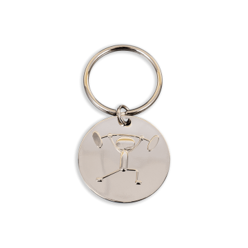 Weightlifting Keychain 3-2-1 QOSM 