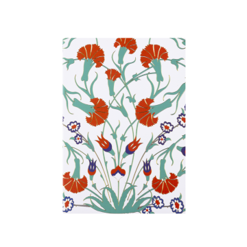 Museum of Islamic Art "Orange Iznik Carnation" Notebook