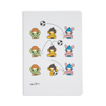 Urs Fischer's Untitled (Lamp/Bear) Friends Notebook