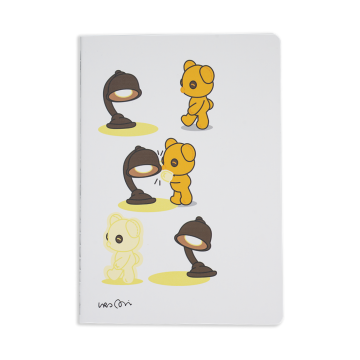 Urs Fischer's Untitled (Lamp/Bear) Glow Notebook