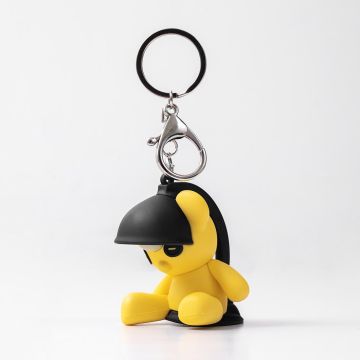 Urs Fischer's Untitled (Lamp/Bear) Keychain