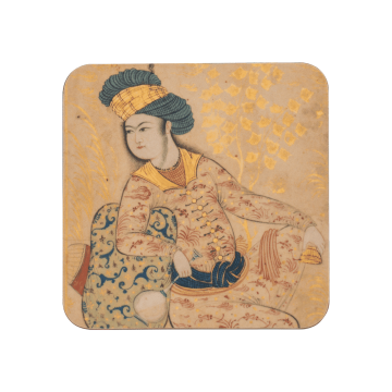 Coaster "A Young Man Reclining Against a Cushion"
