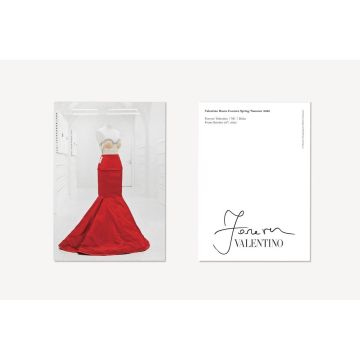 Forever Valentino Exhibition "Red Skirt" Postcard