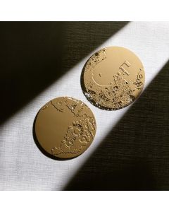 Doha Map Set of Coasters by Fundamental