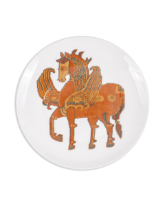 Baghdad: Eye's Delight "Silk Textile with Winged Horses" Plate