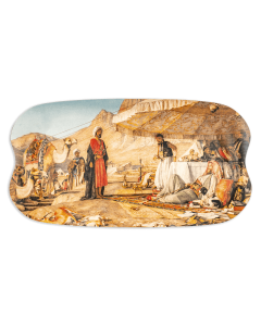 Lusail Museum Exhibition, John Frederick Lewis "A Frank Encampment in the Desert of Mount Sinai" Tray