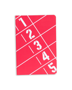  Sports Notebook (Red) 3-2-1 QOSM