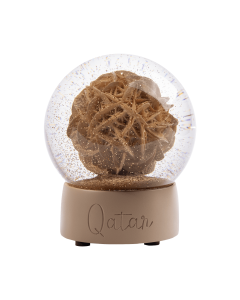 Desert Rose Glitter Snow Globe