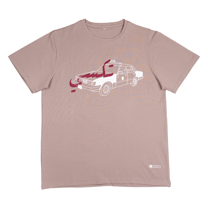 Mawater Taxi Grey T Shirt main product photo