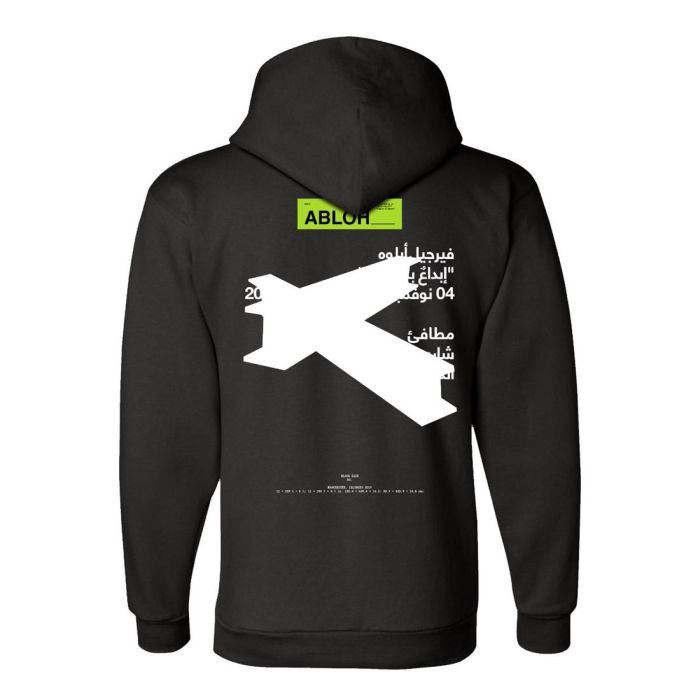 VIRGIL ABLOH Manchester illinois- Hoodie Black main product photo